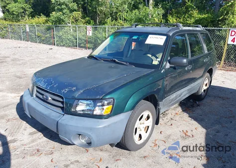 2004 Subaru Forester 2.5X из США, поврежденный, VIN JF1SG63624H703636